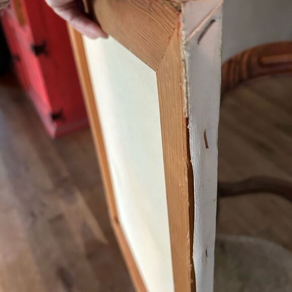 Gorgeous original vintage daisy oil painting signed Burt 24 x 20 - Picture 4 of 8